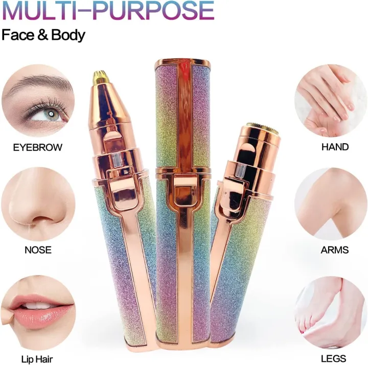 Rechargeable%202%20In%201%20Flawless%20Facial%20Razor,%20Painless%20Eyebrow%20Removal%20Shaver%20-%20Image%202
