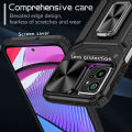 Case for Motorola Moto G Power 5G 2023 with Camera Cover and Kickstand，Built-in 360° Rotate Ring Stand Magnetic Full Body Shockproof Bumper Protective Phone Cover Case. 