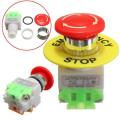 Emergency Stop Push Button Switch AC 660V 10A Switch Lift Latching Self Lock ZHIXING. 