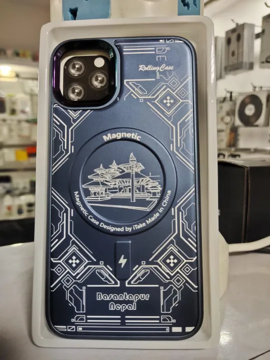 iPhone%2011/12/13/14%20Pro%20Max,%20Basantapur%20Nepal%20And%20Baudhanath%20Nepal%20(MagFit)%20Case,%20MagSafe%20Magnetic%20Designed%20Case%20-%20Image%203
