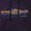 Kanchanjunga Printed Purple Hoodie Supply Support For Men. 