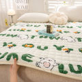 Class A milk velvet mattress mattress padded dormitory students single bedding by winter flannel padded soft mattress. 