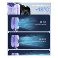 Semiconductor Refrigeration Handheld Fan Portable Small Fan Handheld Small Fan WHITE. 