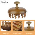 Wenefang Wooden Massage Comb Handheld Wood Comb Head Hot Selling Massage Comb Scalp Comb Portable Hair Brush. 
