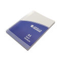 Apollo Papers World Map Printed Spiral Notebook, A4, White/Blue. 