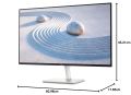 Dell 27 Monitor S2725H IPS Full HD (1920 x 1080) At 100Hz Speakers Integrated,  2 x HDMI Port White In Color. 