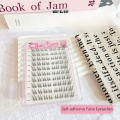 Manga Lashes Glue-Free Self-adhesive False Eyelashes Comic Eye Cat Eye Fake Lashes DIY 3D Eyelash Extension Kit Makeup Tool. 