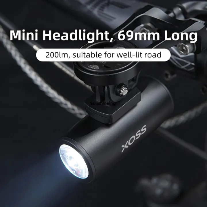 Flashlight%20Car%20Headlight%20Mountain%20Waterproof%20Bicycle%20XL200XOSS%20Bicycle%20Light%20200lm%20Headlight%20Tpye-C%20Rechargeable%20Bicycle%20-%20Image%203