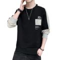 Men's Long Sleeve T-Shirt Trend Loose Trendy Trendy Ins Shirt 2025 New Body-Shirt Spring and Autumn Clothes Sweatshirt. 