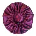 Double Layer Silk Reversible Bonnet with Adjustable Strap for Healthy Hair Care, Unisex Hair Accessory. 