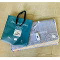 Electric Double Bed Heated Blanket Two Step Control Thermostat Body Warmer Heater For Winter. 
