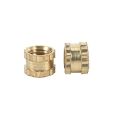 M3 x 3mm Female Thread Brass Knurled Threaded Insert Embedment Nuts 300PCS. 