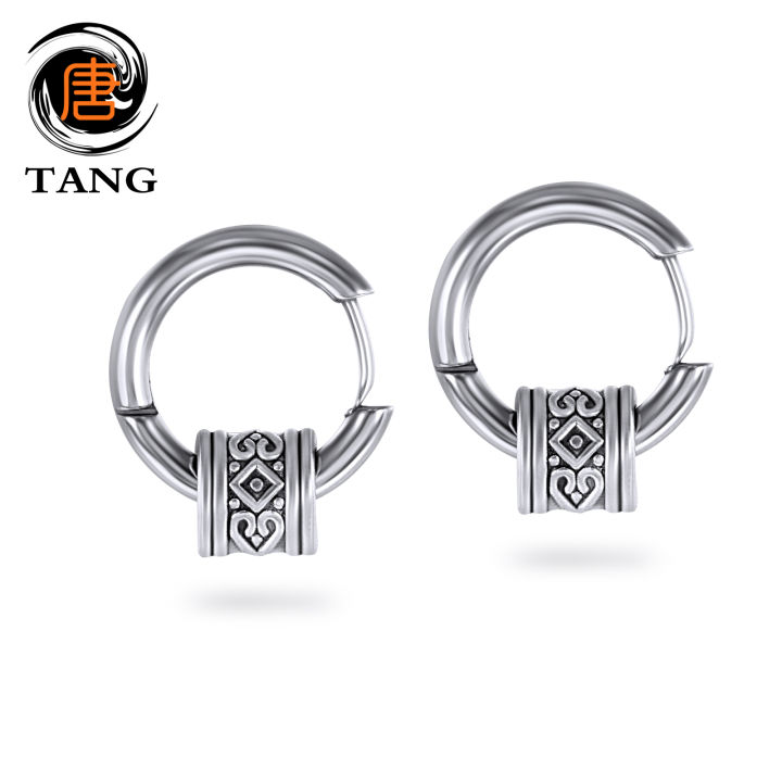 Sales%20promotion%20mens%20925%20boys%20hikaw%20drying%20kpop%20men's%20allergy%20suit%20men's%20qingwen%20simple%20stud%20earrings%20men's%20pierced%20stainless%20steel%20earrings%20cool%20low%20iareng%20round%20silver%20earrings%20special%20-%20Image%202