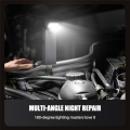 SptrryMagnetic Work Light Rechargeable COB Flashlight Suitable for Night Work Emergency Lamp Night Light Small Car Lamp. 