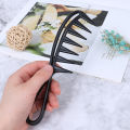 Shark Jumbo Wide Tooth Black Handle Grip Hair Comb Men Hairdressing Teeth Comb Gener. 