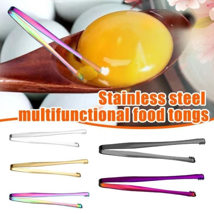 Durable Kitchen Tools Egg Chalaza Removal Tool Buffet Clamp Stainless Steel Egg Chalaza Extraction Cooking Salad Serving Eggshell Fragment Removal Tong for Kitchen