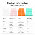 Vylon JEYI 100-Pack Thermal Conductive Silicone Pads, M.2 SSD NVMe NGFF Thermal Pad for PC Laptop Heatsink/GPU/CPU/LED Graphics Card. 