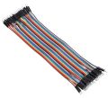 Male to Male Flat DuPont Jumper Wire Cable – 20cm Length – Pack of 40 Wires – Ideal for Arduino & Breadboard Connections. 