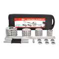 York Chrome 50KG Adjustable Dumbbell Set. 