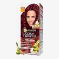 Garnie Color Naturals Creme Hair Color - 7.65 Raspberry Red (55ml+50g). 