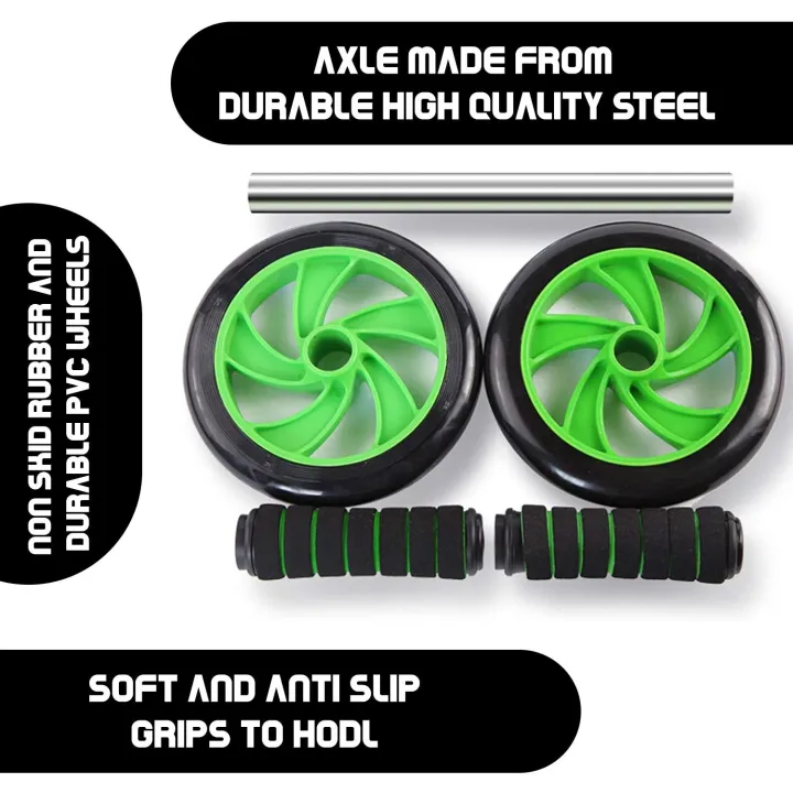 Spn'S%20Ab%20Wheel%20Roller%20Ab%20Roller%20Workout%20Equipment%20With%20Knee%20Mat%20For%20Abs%20Workout%20And%20Hip%20Flexors%20Muscles,%20Perfect%20Home%20And%20Gym%20Abdominal%20Exercise%20Equipment%20-%20Image%203