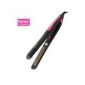 Kemei Black/Pink Flat Iron Professional Hair Straightener - Km-328. 