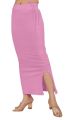 Traditional Full Elastic Saree Shapewear Petticoat Color Pink. 