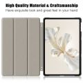 Anti-wear for Honor Pad 9 HEY2-W09 Tablet Case Tri-Folding PU Leather Tablet Cover Anti-fall Portable Tablet Holder Shell for Huawei Honor Pad 9 12.1 Inch 2024. 