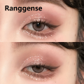 Ranggense Rose 9 Color Eyeshadow Palette Matte Glitter Finish Highlighter Eyeshadow Pink Brown Girls Cosmetics. 