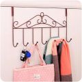 Creative Iron Door Hanging Hook Wall Clothes Hanger Rack. 