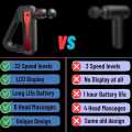 32 speed level with 8 Massage Attachments Full body Deep Tissue Muscle Body Relaxation Stiffness Massage Gun Vibration. 