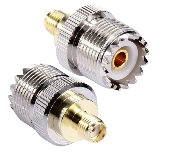 1PCS SMA Female to UHF Female RF Coaxial Connector Adapter SO-239 SO239 to SMA