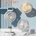 Gifts Creative Small Desk Fan Portable 4 in Personal Table Fan Sturdy Clamp High Wind Table Cooling Clip Fan Travel. 