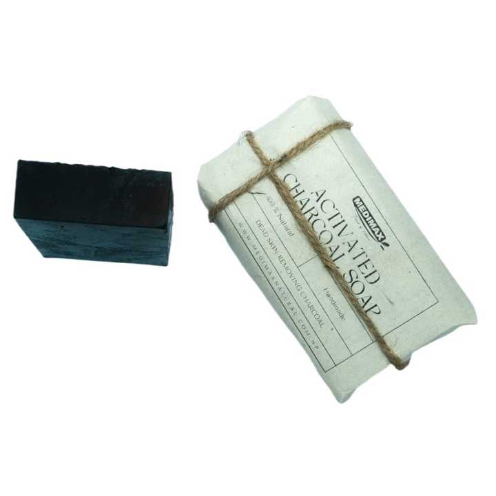Medimax Natural Activated Charcoal Soap 100gm