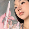 Shimmer White Eyeliner Pen Brighten Matte Waterproof Highlighter Glitter Low Saturation Aegyo-sal Eyeshadow Stick Korean Makeup. 