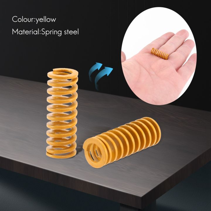 8Mm%20Od%2020Mm%20Long%20Light%20Load%20Compression%20Mould%20Die%20Spring%20Yellow%20Compression%20Mould%20Die%20Spring%20for%20the%203S%20Bed%2020Pcs%20-%20Image%202