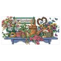 Kits Stamped Embroidery Kits for Beginners DIY 11CT 3 Strands- Gardening 20.9 X10.6(Inch). 