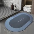 Water Absorbing Doormat Non-Slip Floor mat for Bathroom Kitchen Bedroom Entrance with Water Proof Washable Rubber Mat. 