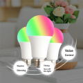 Sojhoop Graffiti Smart LED Bulb WiFi RGB CW 10W Voice Control Bulb for Home Room Decoration E27. 