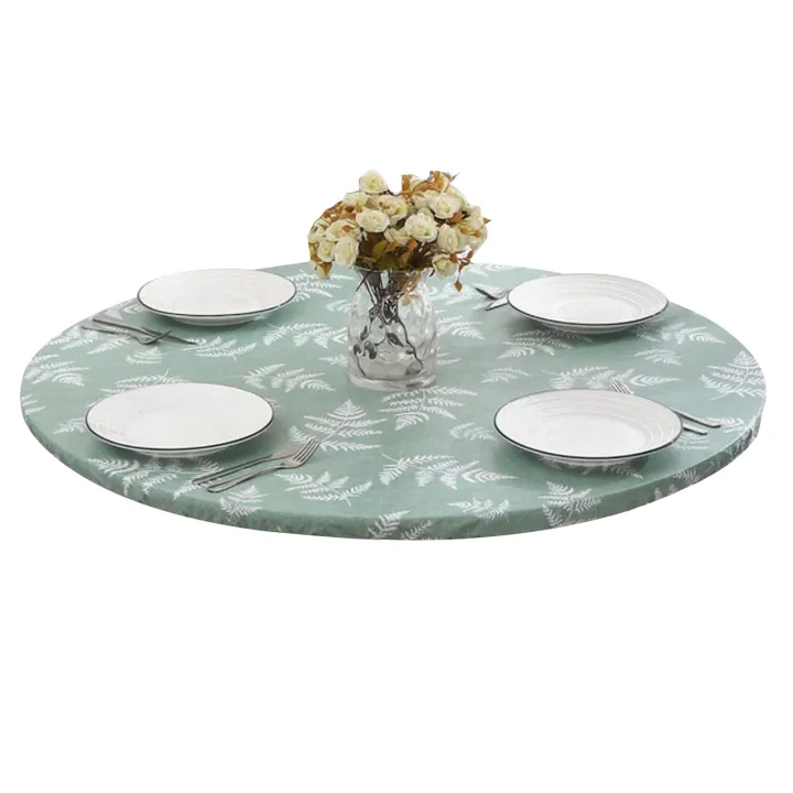 Likovie%20Windproof%20Tablecloth%20Waterproof%20Nordic%20Style%20Leaf%20Print%20Round%20Table%20Cover%20with%20Anti-slip%20Backing%20Easy%20Care%20for%20Banquets%20for%20Sun%20-%20Image%203