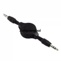 Xujiguanghui Black 3.5mm Audio Cable Car Retractable Phone Computer Speaker Data Connection Cable Car Amplifier Audio MP3 Adapter80cm. 