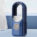 Small Electrical Accessory 6 Speed Portable Air Cooler Silent Timer Bladeless Design Fan Adjustable Wind Speeds Compact Lightweight Leafless Fan Home Use. 
