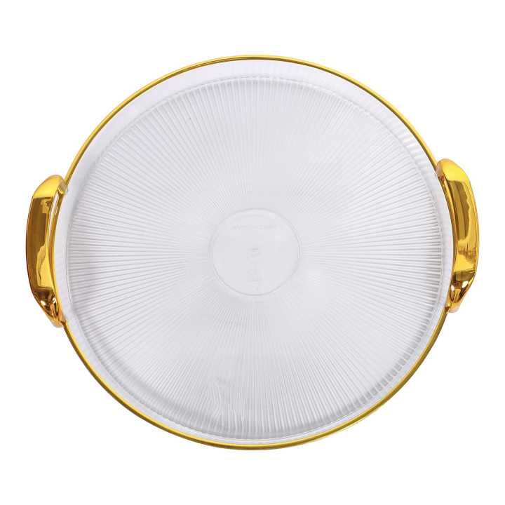 New Mold Round Shape Kitchen Tray with Handle