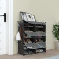 12 Cube Stackable Shoe Rack Storage Cabinet. 
