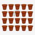Bagmati Orange 10" Flower Pot / Gamala(Set Of 20). 