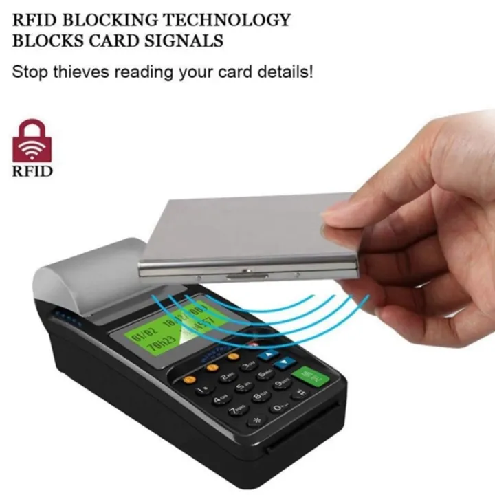 Metal%20Card%20Holder%20Wallet,Ultra%20Thin%20Stainless%20Steel%20Metal%20Wallets%20RFID%20Blocking%20Credit%20Card%20Wallet%20Holder%20-%20Image%202