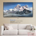 Single Panel Mountain Art Painting Print stretched in wooden frame  | Extra Small Small Medium Large Extra Large |. 