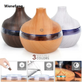 Wenefang 300ml Humidifier Electric Aroma Air Diffuser Wood Ultrasonic Air Humidifier Essential Oil Aromatherapy Cool Mist Maker For Home. 