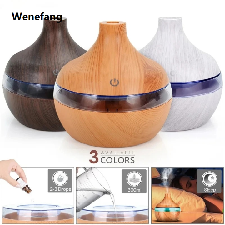 Wenefang%20300ml%20Humidifier%20Electric%20Aroma%20Air%20Diffuser%20Wood%20Ultrasonic%20Air%20Humidifier%20Essential%20Oil%20Aromatherapy%20Cool%20Mist%20Maker%20For%20Home%20-%20Image%203