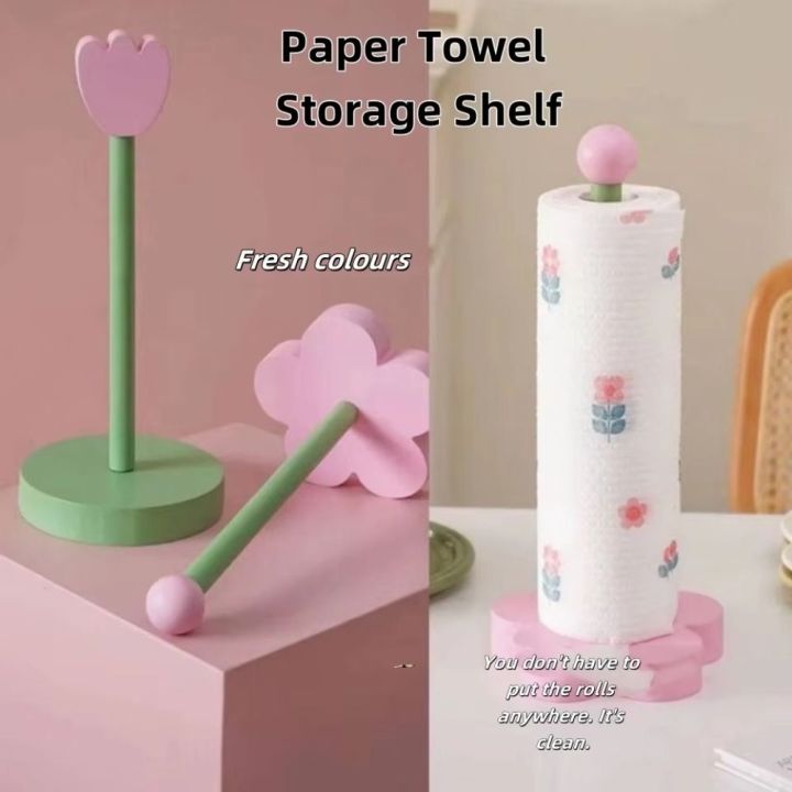 Linman%20Ornaments%20Wooden%20Flower%20Roll%20Paper%20Rack%20Rolls%20Storage%20TissSpecial%20ue%20Stand%20Space%20Saving%20Home%20Decor%20Tulip%20Towel%20Holder%20Toilet%20-%20Image%204
